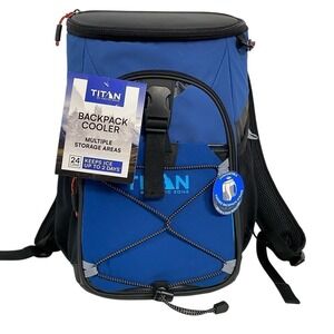 Titan Backpack Cooler 24 Can Capacity NEW Beach Vacation Travel Outdoor Hiking